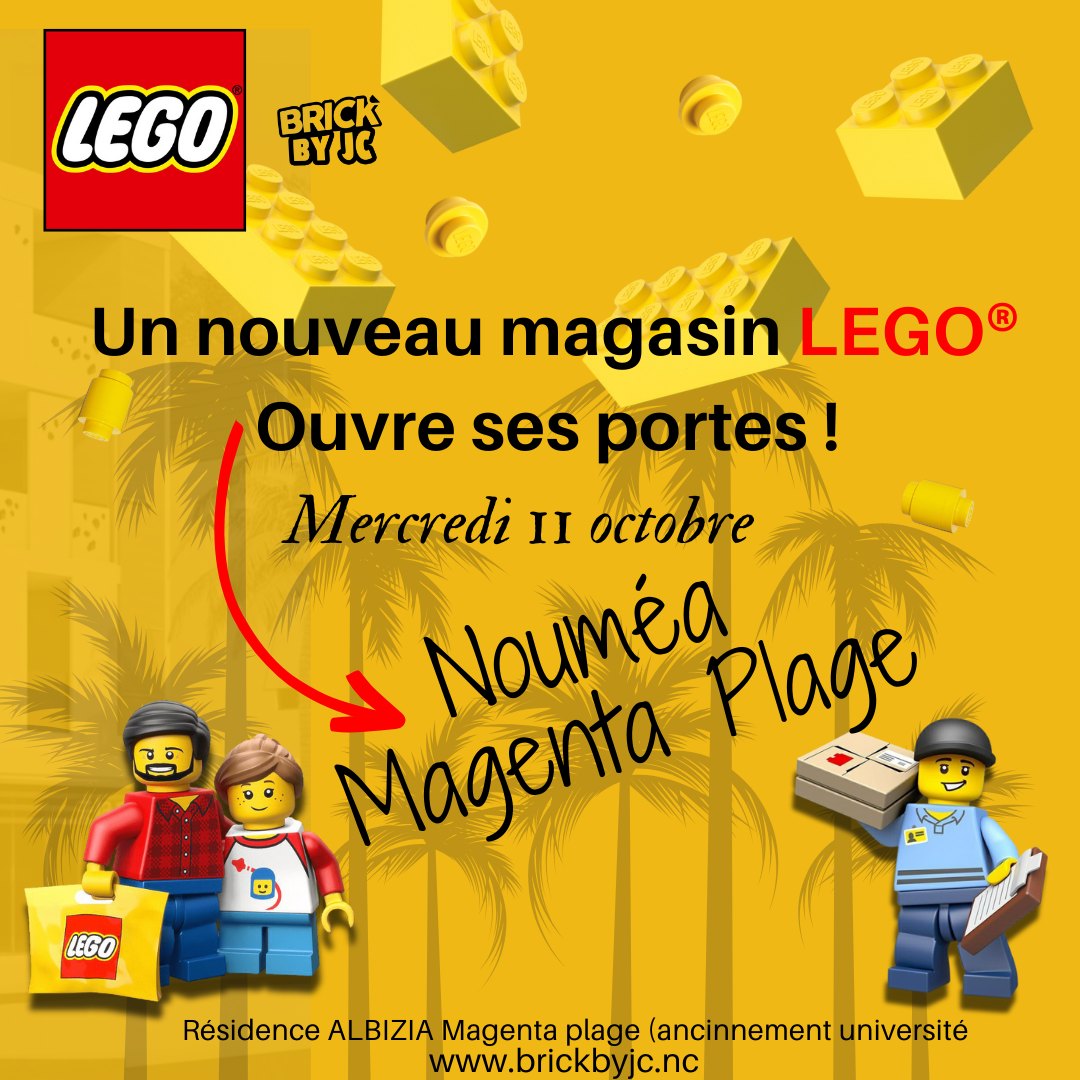BRICK BY JC LEGO MAGENTA PLAGE