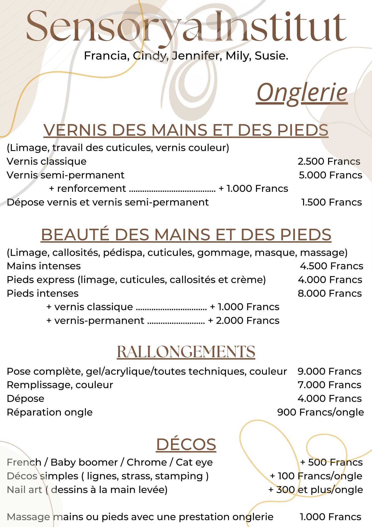 CARTE DE SOINS SENSORYA NOUMEA 3