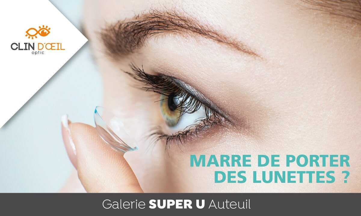lentilles optic clin d'œil