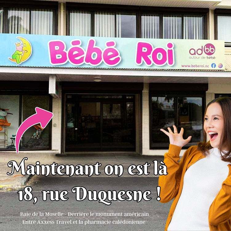 DEVANTURE BEBE ROI NOUMEA