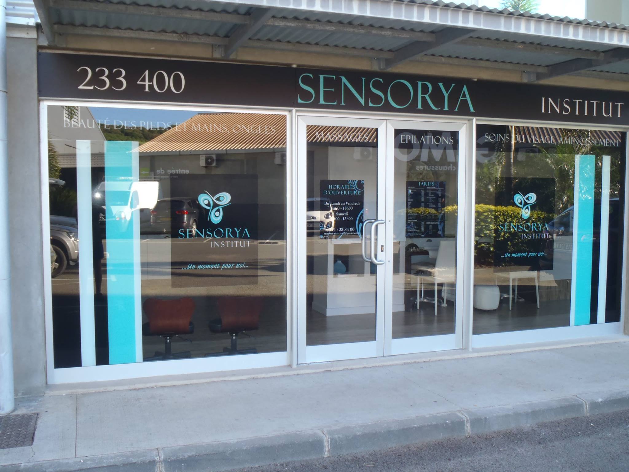 DEVANTURE SENSORYA INSTITUT NOUMEA DUCOS