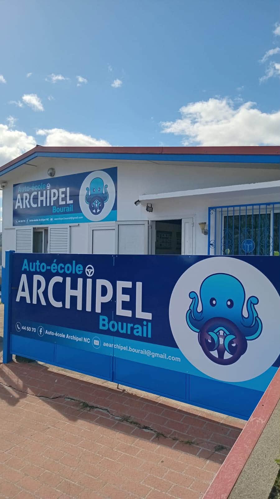 FACADE AUTO ECOLE ARCHIPEL BOURAIL - 2