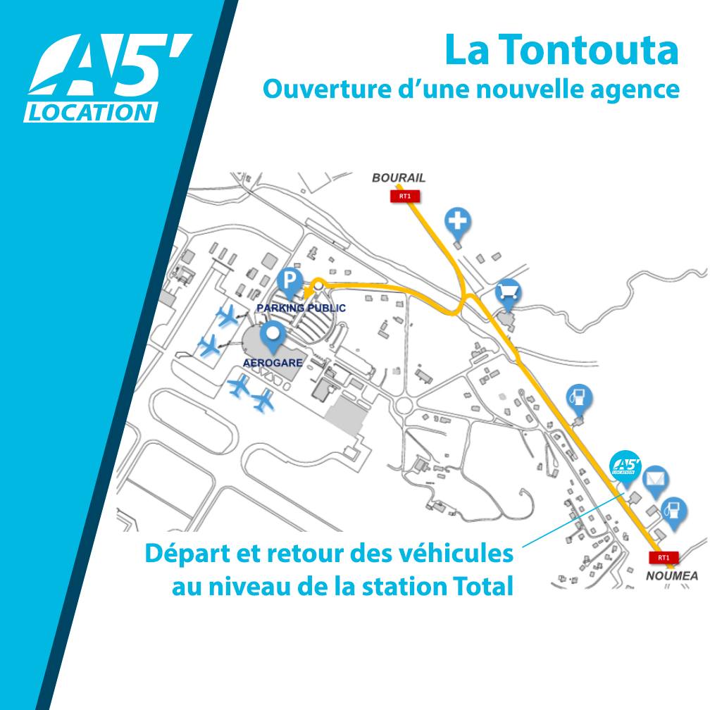 NOUVELLE AGENCE A5 LOCATION AEROPORT TONTOUTA