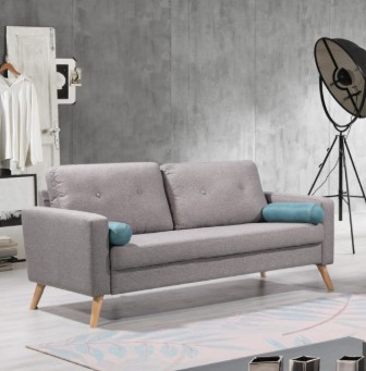 canapé moderne gris 3 places chez meuble 2000 à Nouméa, partenaire Chèque Cadeau Calédonien