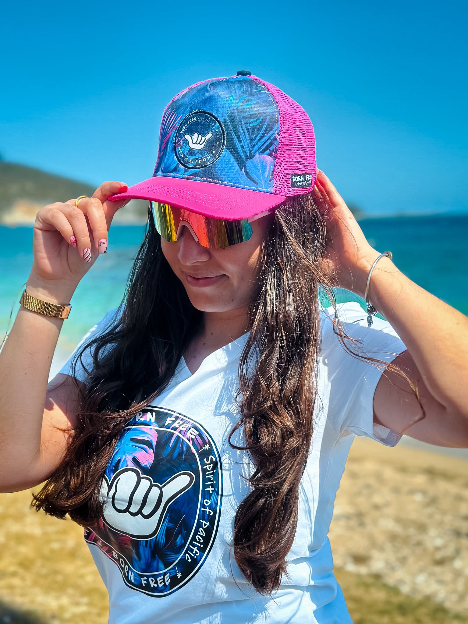 casquette-rose-femme-born-free-noumea