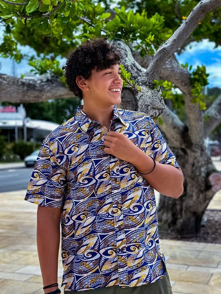 chemise-bleu-homme-born-free-noumea