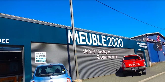 devanture meuble 2000 à Nouméa, partenaire Chèque Cadeau Calédonien