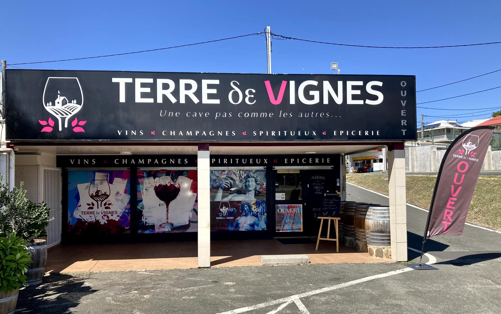 Devanture Terre de Vignes Nouméa