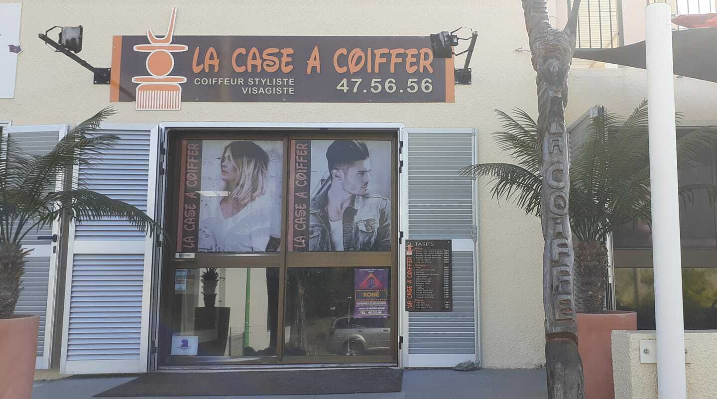 devanture la case à coiffer koné