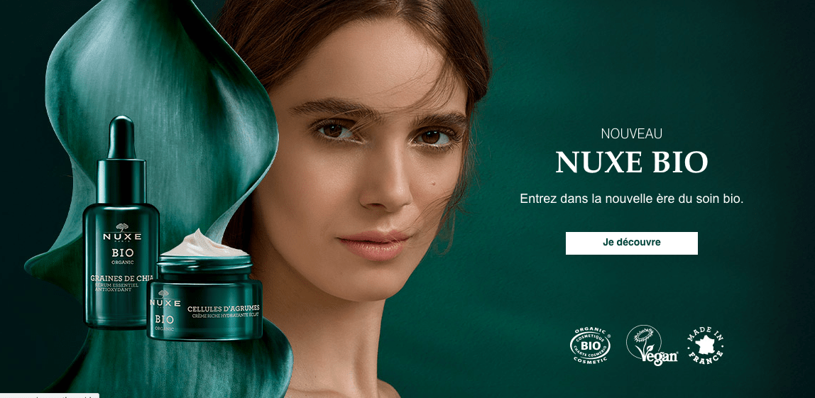 nuxe bio passion beauté parfumerie rozanne